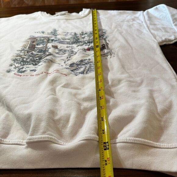 Northern Reflections Sweatshirt Crewneck Vintage 90s Graphic Winter Dog Kids XL - Picture 4 of 8